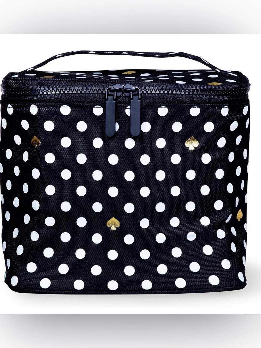 Kate Spade Black Polka Dot lunch bag